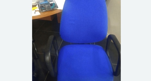 Химчистка офисных кресел. Пересвет