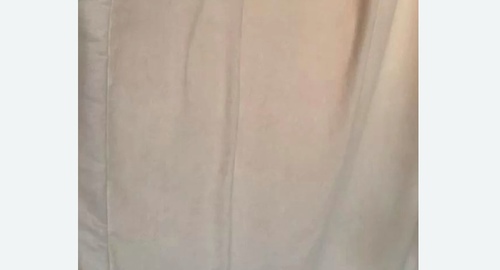 Чистка штор без снятия. Пересвет